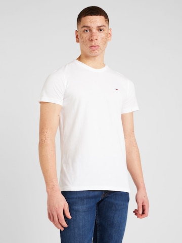 T-Shirt Tommy Jeans en beige : devant