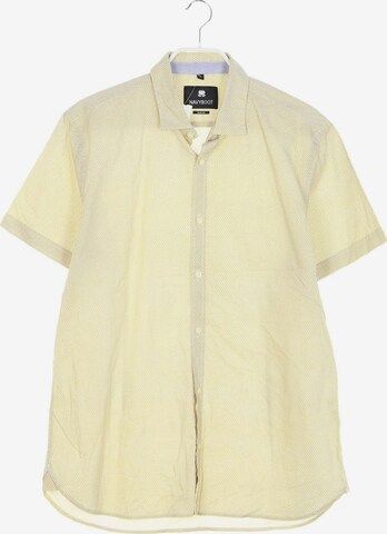 Navyboot Button Up Shirt in L in Yellow: front