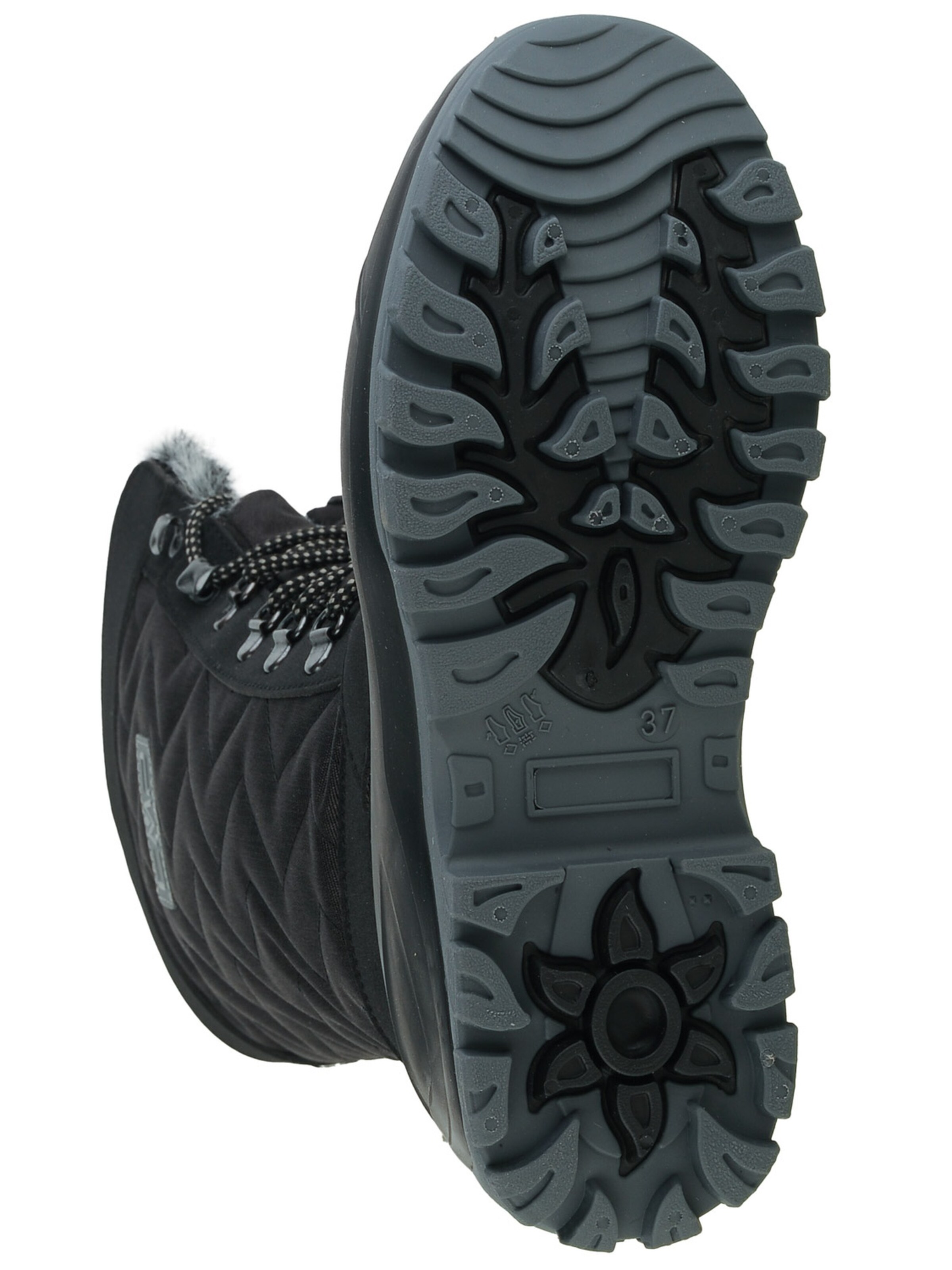 CMP Lace-Up Boots in Black