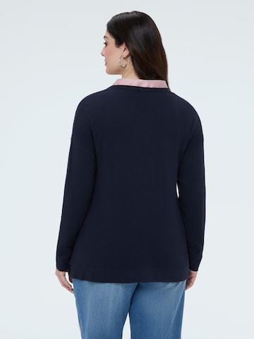 Cardigan Fiorella Rubino en bleu
