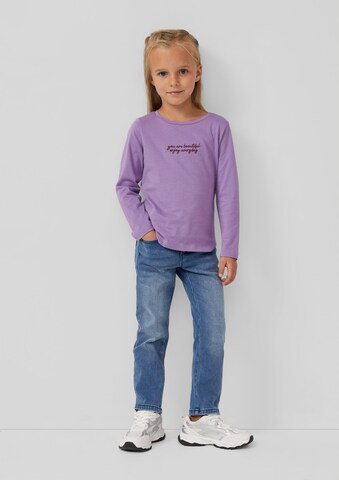 s.Oliver Shirt in Lila: Vorderseite