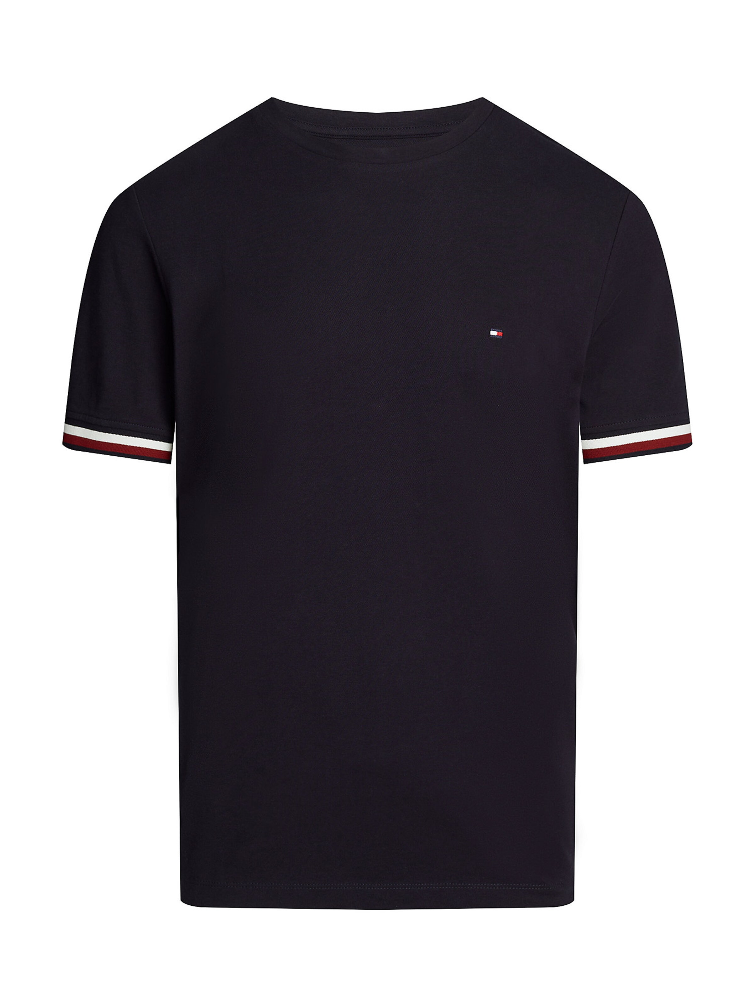 TOMMY HILFIGER T Shirt Global Stripe in Nachtblau ABOUT YOU