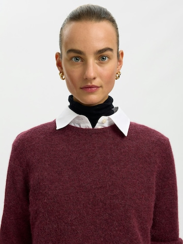 Pullover 'SLWLULU' di SELECTED in rosso