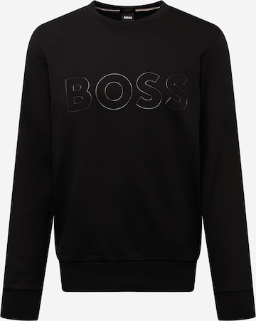 BOSS Black Sweatshirt 'Stadler' in Black: front