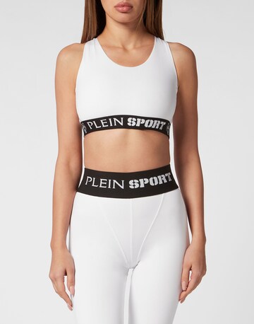 Bustino Reggiseno sportivo di Plein Sport in bianco