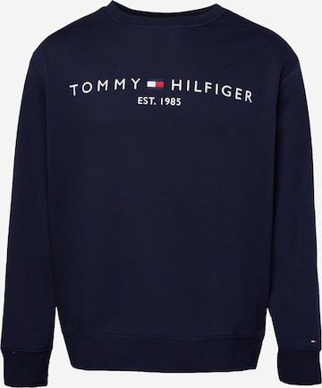 Tommy Hilfiger Big & Tall Sweatshirt in Blue: front