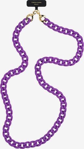Cheeky Chain Munich Smartphone Case 'Silk' in Purple: front