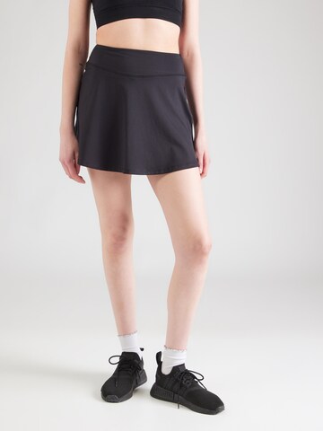4F Athletic Skorts in Black: front