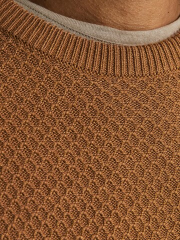 JACK & JONES Sweater 'Tons' in Brown