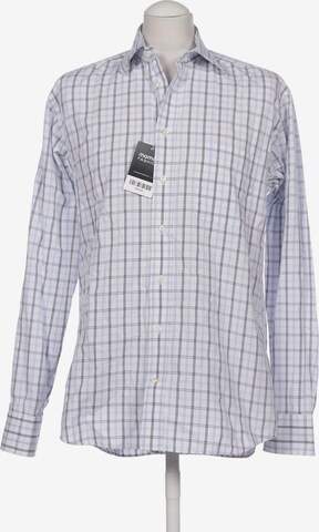 HECHTER PARIS Button Up Shirt in M in White: front