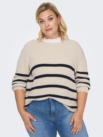Pullover 'Bella' di ONLY Carmakoma in beige: frontale
