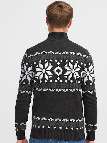 !Solid Pullover 'Norwin' in Grau