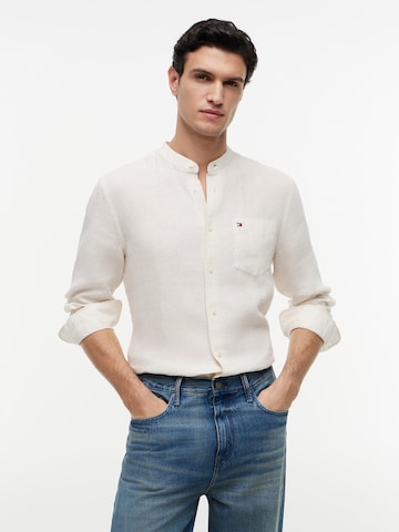 TOMMY HILFIGER Regular fit Button Up Shirt in Beige: front