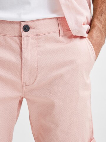 SELECTED HOMME Slimfit Shorts 'Paris' in Pink