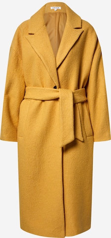 EDITED Between-seasons coat 'Juli' in Yellow: front