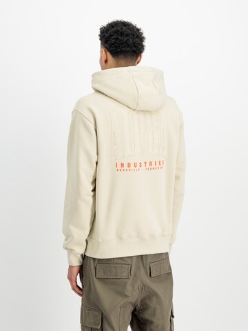 ALPHA INDUSTRIES Sweatshirt in Beige