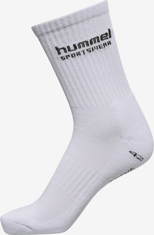 Chaussettes de sport Hummel en blanc