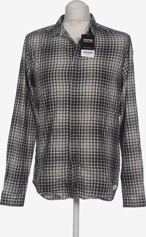Theory Button Up Shirt in M in Black: front