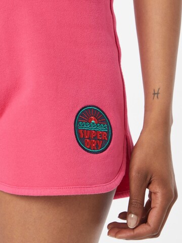 Superdry Regular Shorts 'Cali' in Pink