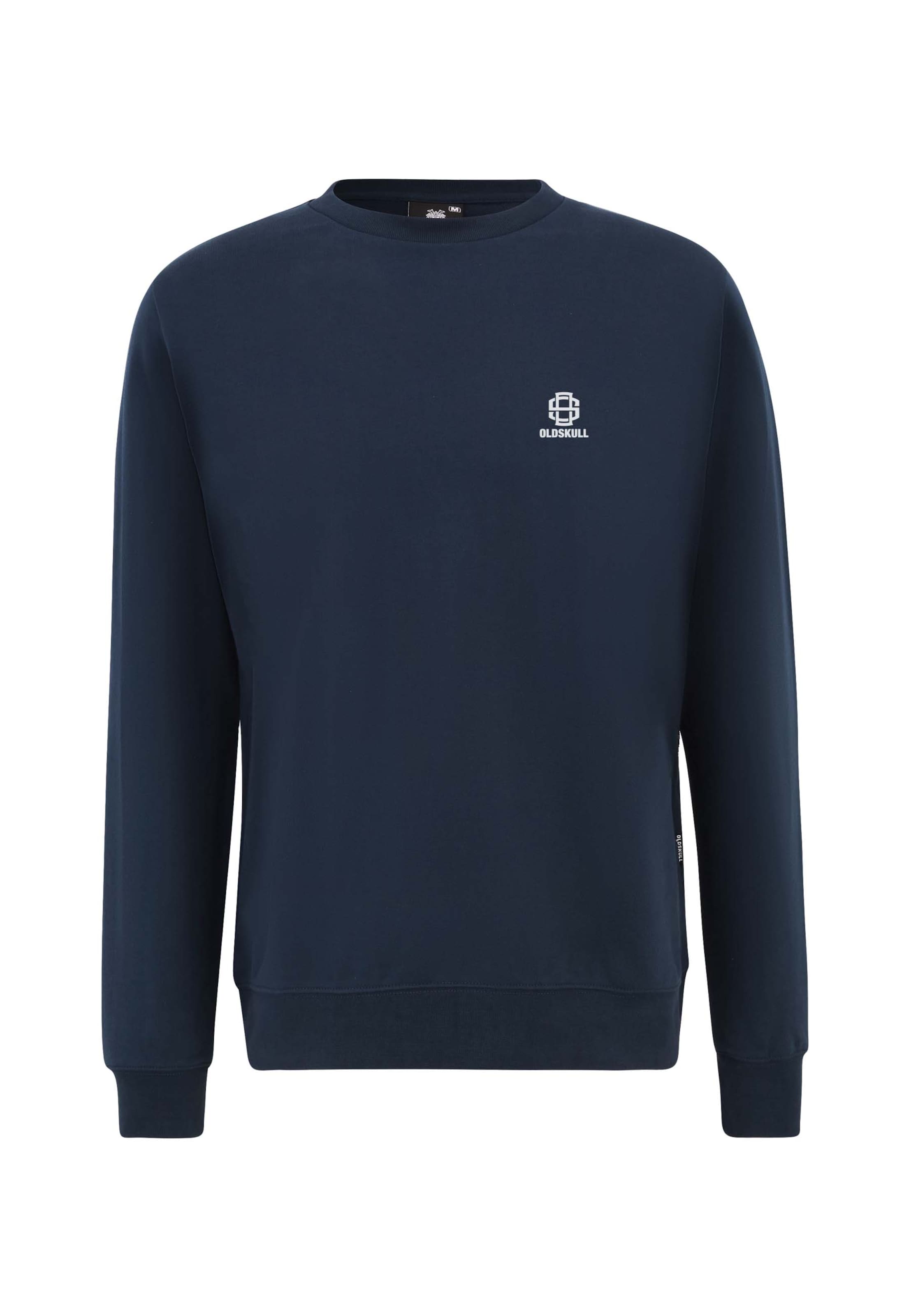 Oldskull Sweatshirt 'Basic Oldskull 25' in Blue: front