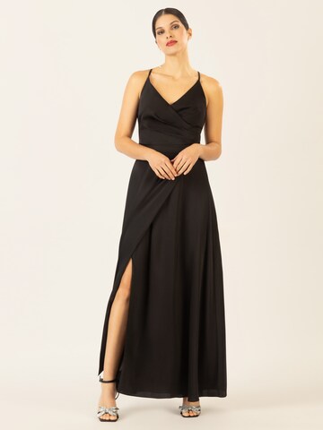 APART Evening Dress in Black: front