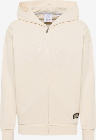 Veste de survêtement 'Drasigh' Carlo Colucci en beige : devant