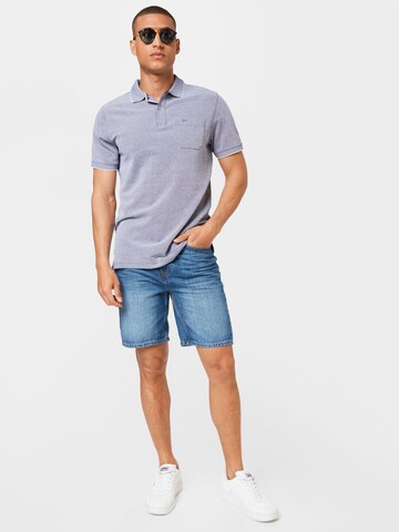 !Solid Regular Shorts in Blau