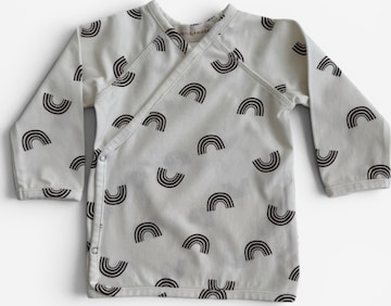 KURTI & FRIEDA Sweatshirt 'Wrap Top - Rainbow Print' in Beige: front