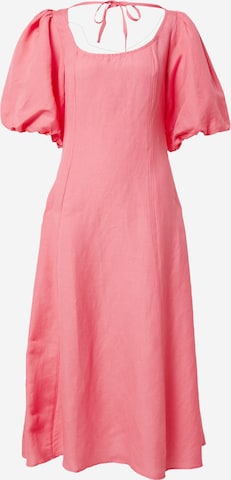 Oasis Summer Dress in Pink: front