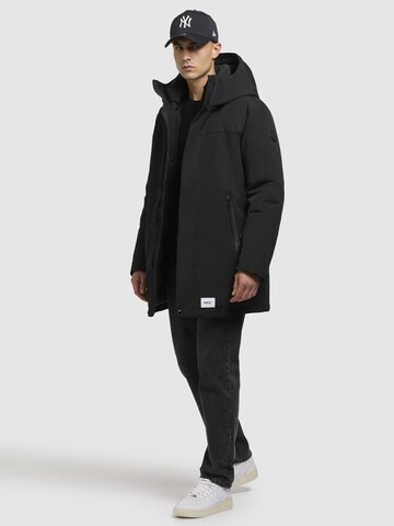 khujo Wintermantel 'Kann-YM' in Schwarz