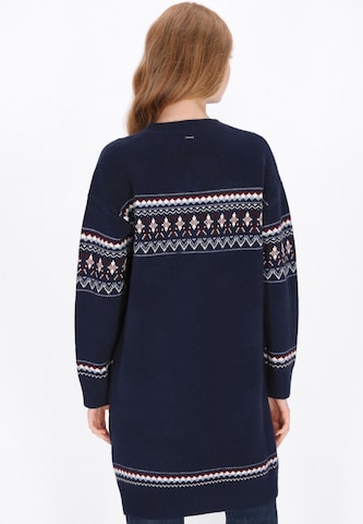 Cardigan DreiMaster Maritim en bleu