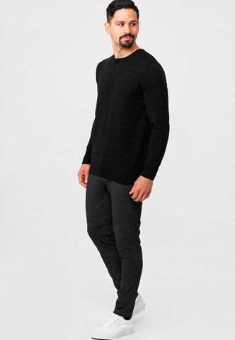 INDICODE JEANS Pullover 'Benjamin' in Schwarz