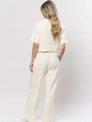 U.S. POLO ASSN. Normální Kalhoty ' Kaisa Wide ' – bílá