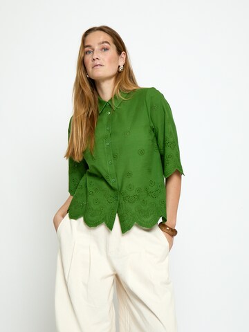 Maglietta 'Oda' di Peppercorn in verde: frontale