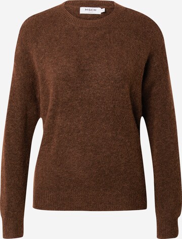 MSCH COPENHAGEN Sweater 'Festina Hope' in Brown: front