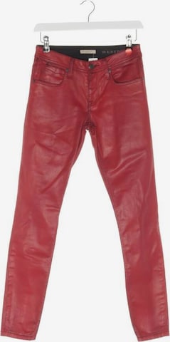 BURBERRY Jeans 24 in Rot: predná strana