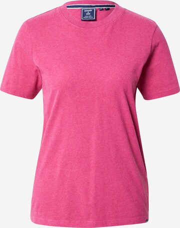 Superdry Shirt in Roze: voorkant