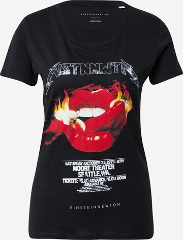 T-shirt 'Flames' EINSTEIN & NEWTON en noir : devant