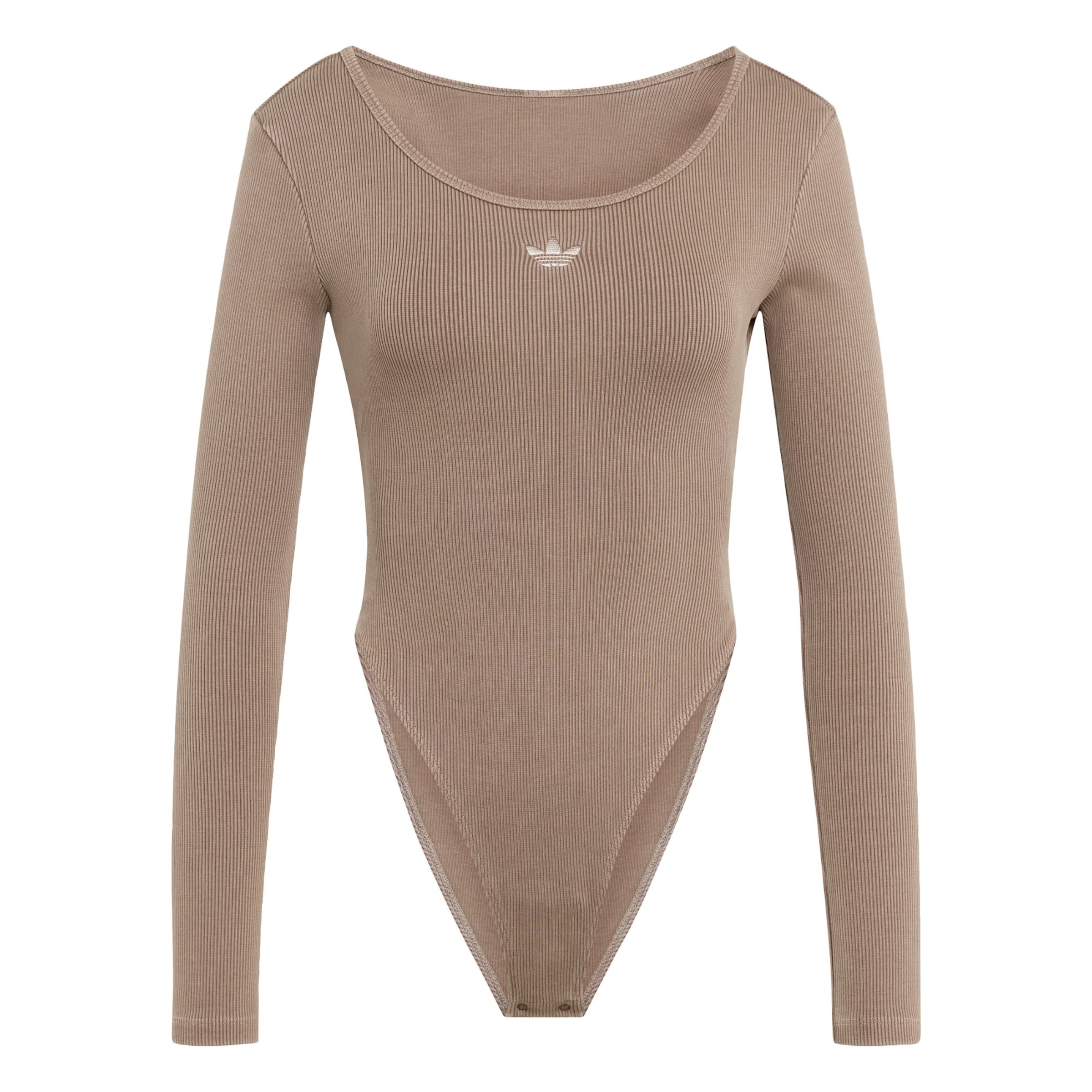 Shirtbody 'Essentials' ADIDAS ORIGINALS en marron : devant