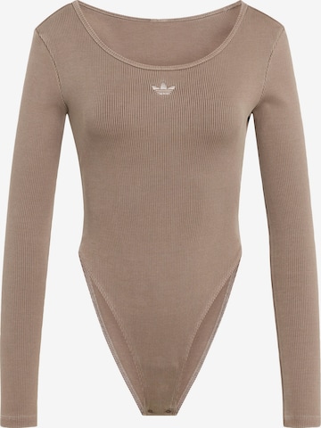 Shirtbody 'Essentials' ADIDAS ORIGINALS en marron : devant