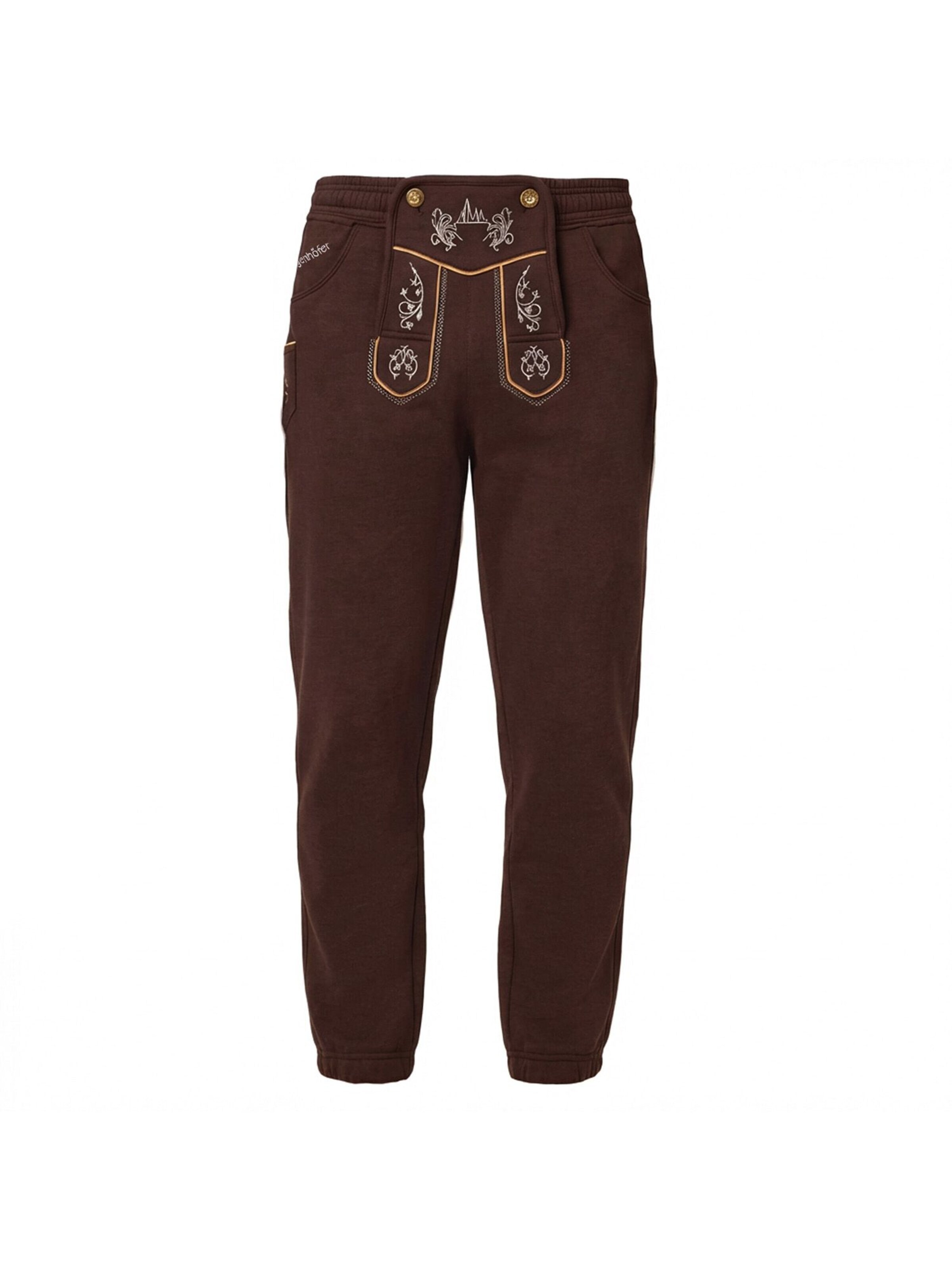 Steigenhöfer Traditional Pants 'Marius' in 36 in Brown, Item view