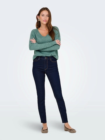 JDY Sweater 'JDYELANORA' in Blue