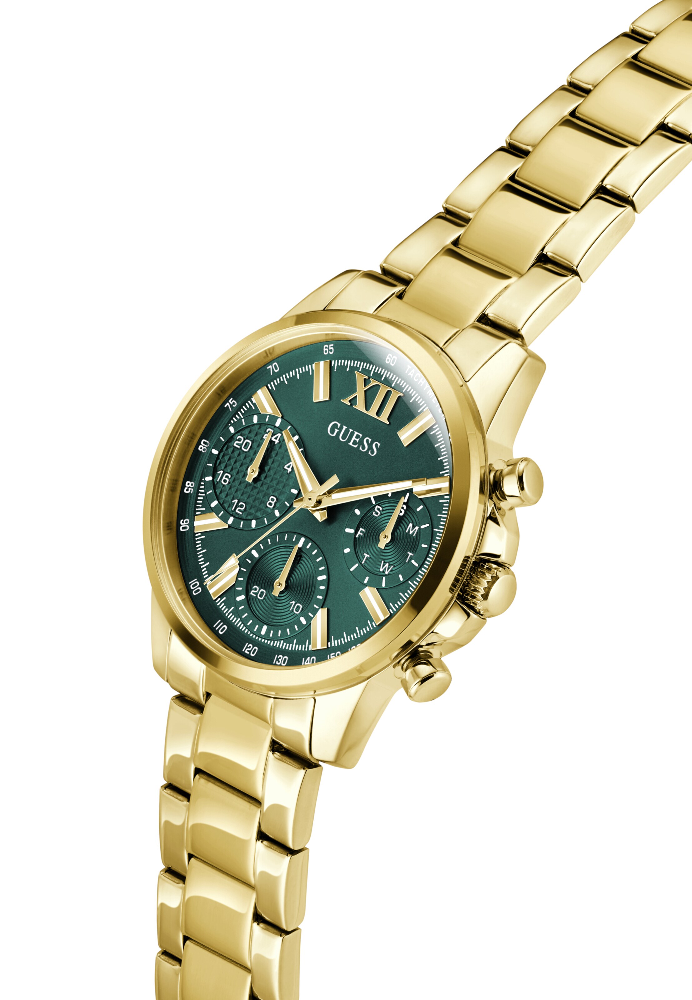 GUESS Analoguhr 'Bailey' in Gold