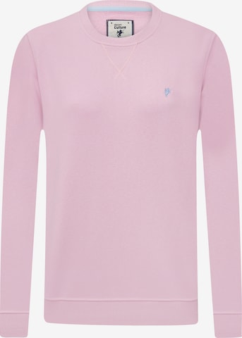 DENIM CULTURE Sweatshirt 'Wendy' in Pink: predná strana