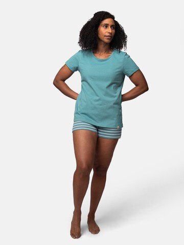 greenjama Pajama Shirt 'Single Jersey' in Green: front