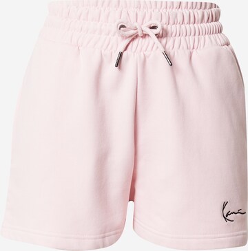 Karl Kani Regular Shorts in Pink: predná strana