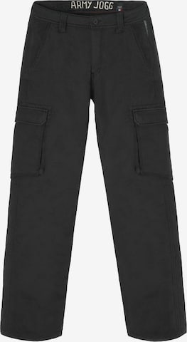 Pantalon cargo 'Sivan' Le Temps Des Cerises en noir : devant