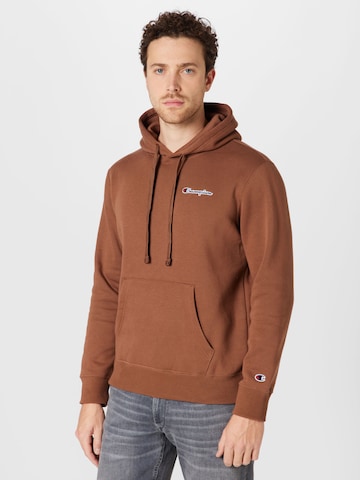 Champion Authentic Athletic Apparel Sweatshirt in Brown: front