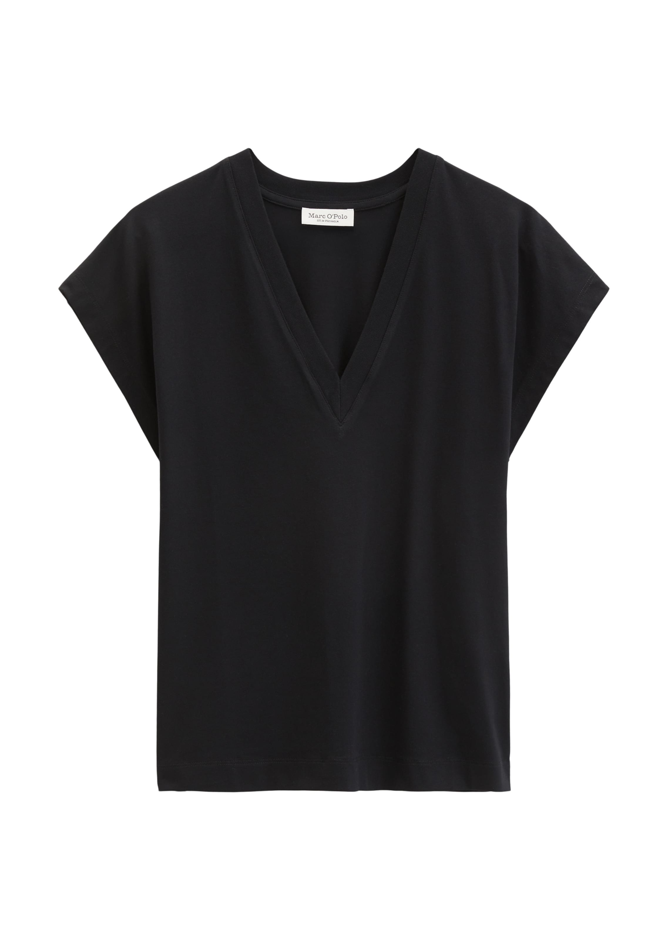 Marc O'Polo Shirt in Zwart: voorkant