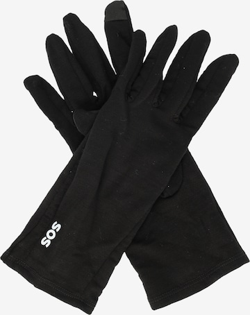 SOS Full Finger Gloves 'Lofoten' in Black